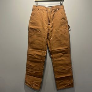 Men’s Carhartt Tan 30x32 Loose Fit Double Knee Pants
